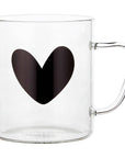 Glass Mug - Heart