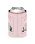 Bow Cottage Coozie Can Cooler - Pink