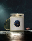 Constellation Gold Zodiac Capricorn, Scented Candle, Coconut Apricot Wax, December 22 to January 19.