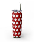 Xmas Polka dots Skinny Tumbler, 20oz