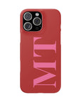 Personalized Monogram Slim Snap Case iPhone