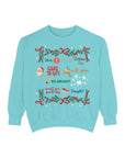 Rudolph Charm Vintage-Style Crew Christmas Xmas Sweatshirt