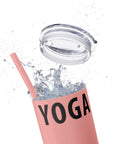 Yoga Tumbler with Straw, 20oz