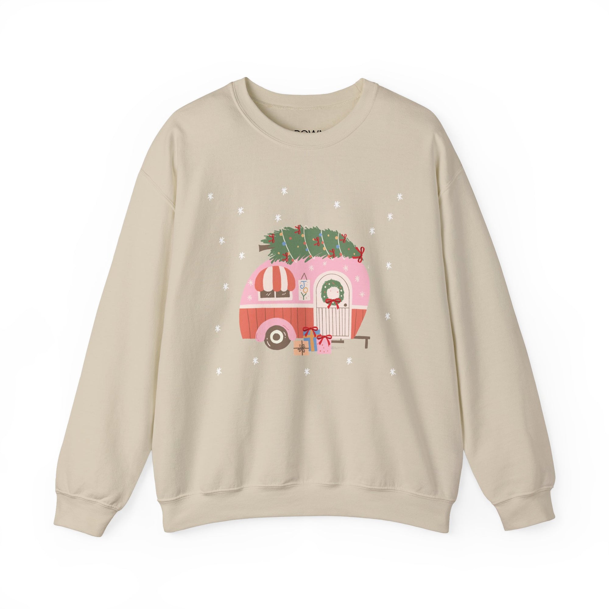 Christmas Checklist Front + Back Crewneck Sweatshirt