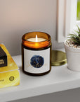 Constellation Gold Zodiac Sagittarius, Scented Candle, Coconut Apricot Wax, November 22 – December 21