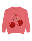 Cherries Mon Cheri Coquette Bow Sweatshirt