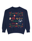 Rudolph Charm Vintage-Style Crew Christmas Xmas Sweatshirt