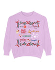 Rudolph Charm Vintage-Style Crew Christmas Xmas Sweatshirt