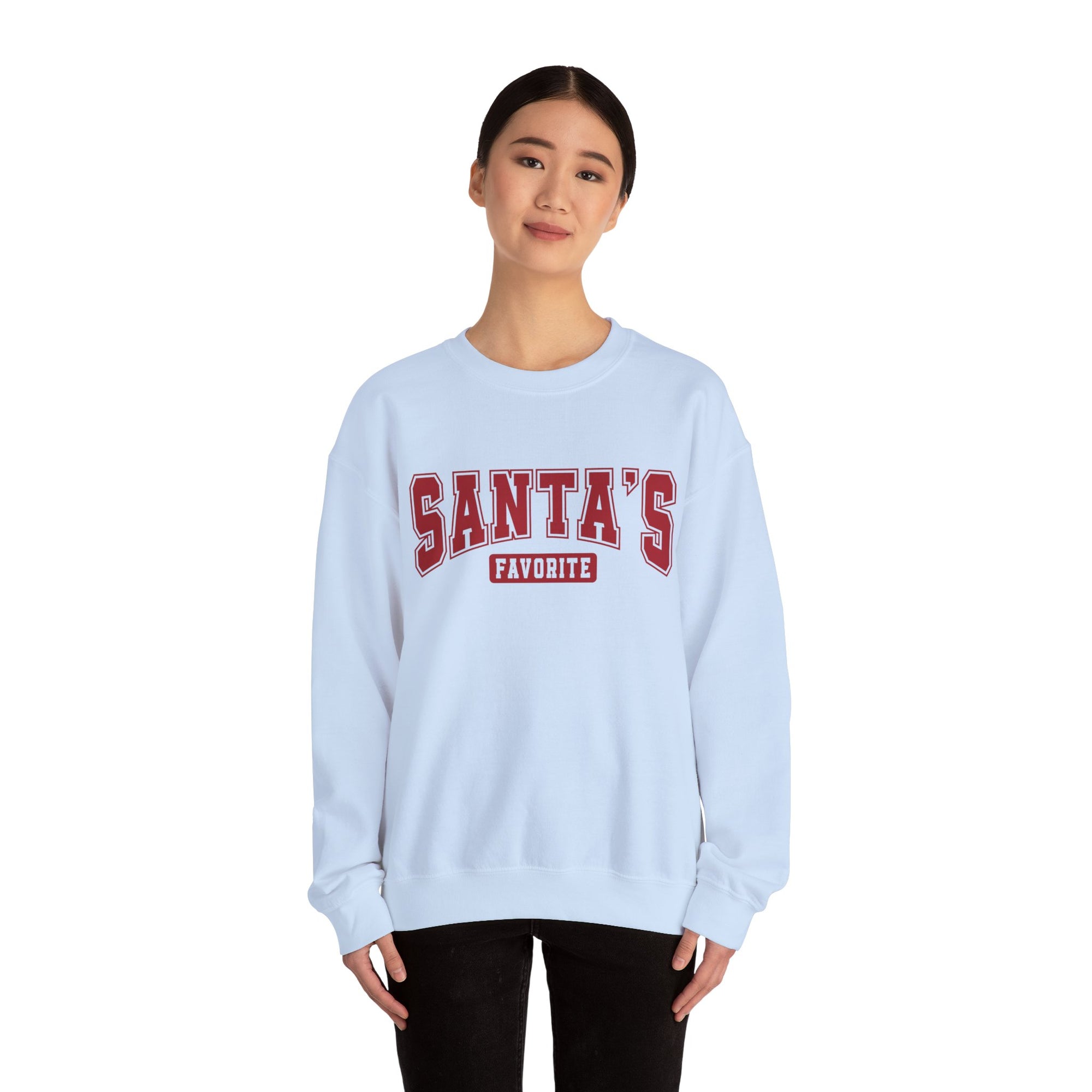 Santa&#39;s Favorite Xmas Christmas Sweatshirt