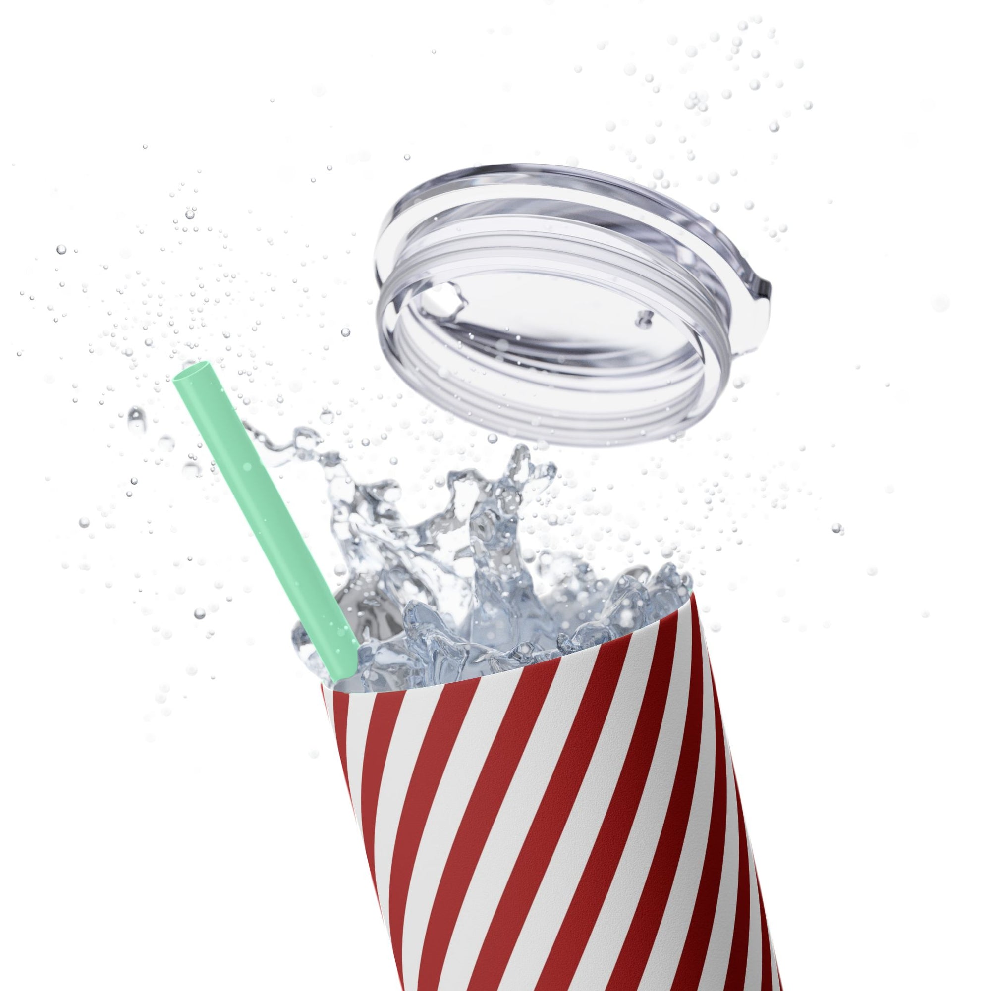 Red Striped  Xmas Tumbler, 20oz