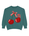 Cherries Mon Cheri Coquette Bow Sweatshirt