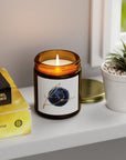 Constellation Gold Zodiac Leo, Scented Candle, Coconut Apricot Wax, July 23 – August 22