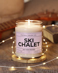 Ski Chalet candle