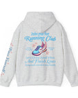 Running Club Hoodie Sweatshirt, Women's, Sweet, Cozy, and Cute