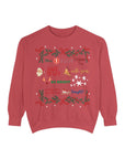 Rudolph Charm Vintage-Style Crew Christmas Xmas Sweatshirt