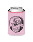 Pink Santa Coozie Can Cooler