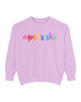 Après Ski  Rainbow Letters Sweatshirt