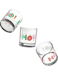 Ho Ho Ho Rocks Glass, 10oz