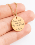 Personalized Message Necklace