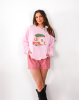 Christmas Checklist Front + Back Crewneck Sweatshirt