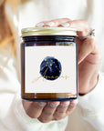 Constellation, Gold Zodiac Aquarius, Scented Candle, Coconut Apricot Wax,  January 20 to February 18