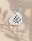 Personalized Heart Necklace