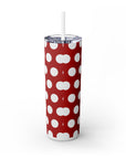 Xmas Polka dots Skinny Tumbler, 20oz