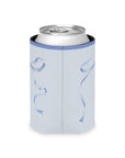 Bows Coozie Can Cooler - Baby Blue