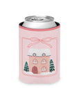 Bow Cottage Coozie Can Cooler - Pink