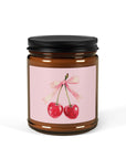 Cherries Bow Candle