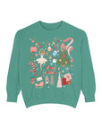 A Sweet Christmas Holiday Charm Collage Xmas Sweatshirt