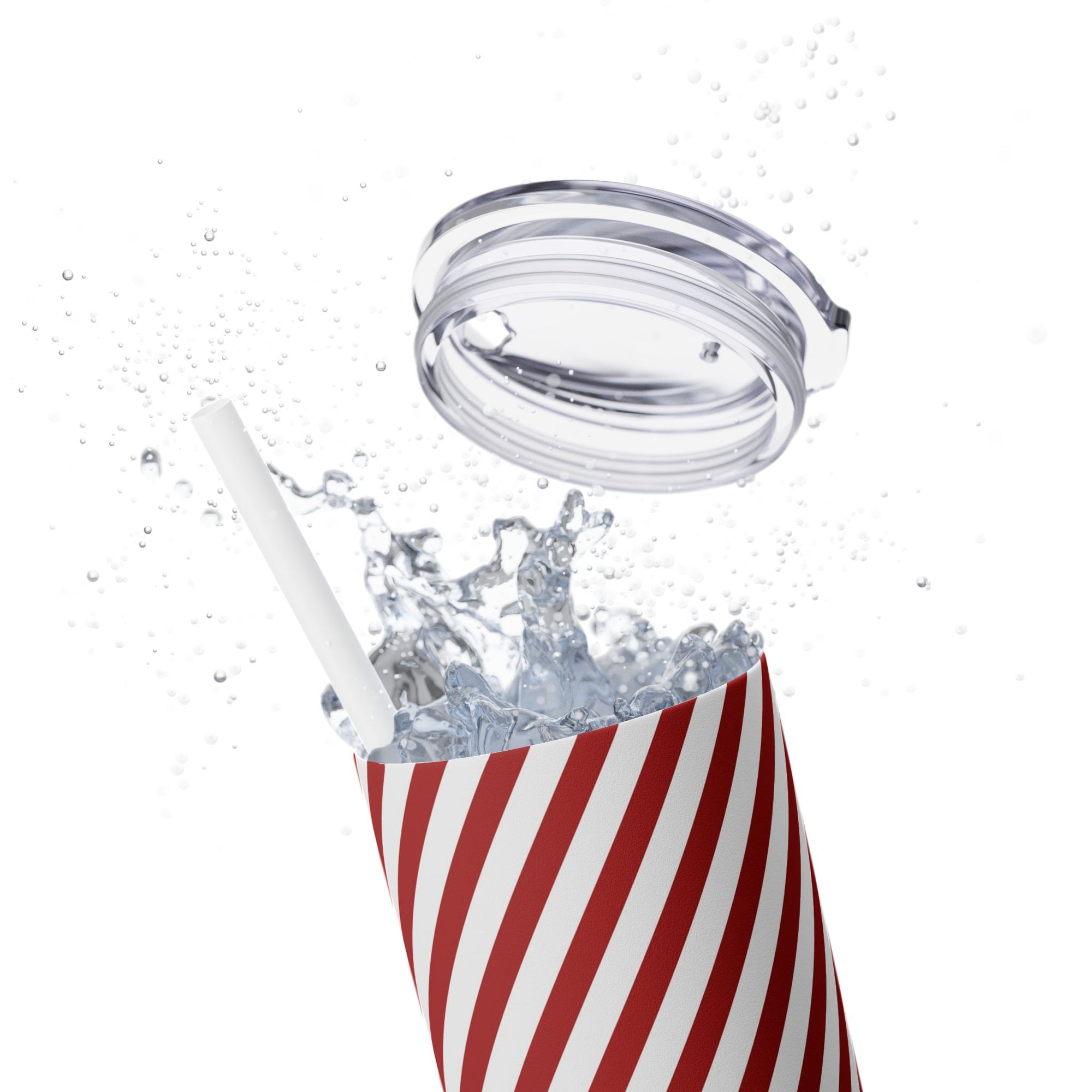 Red Striped  Xmas Tumbler, 20oz