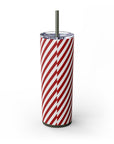 Red Striped  Xmas Tumbler, 20oz