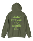 Tequila Front/Back Hoodie Sweatshirt