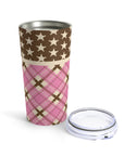 Preppy Cowgirl Travel Mug Tumbler 20oz