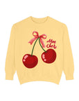 Cherries Mon Cheri Coquette Bow Sweatshirt