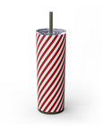 Red Striped  Xmas Tumbler, 20oz