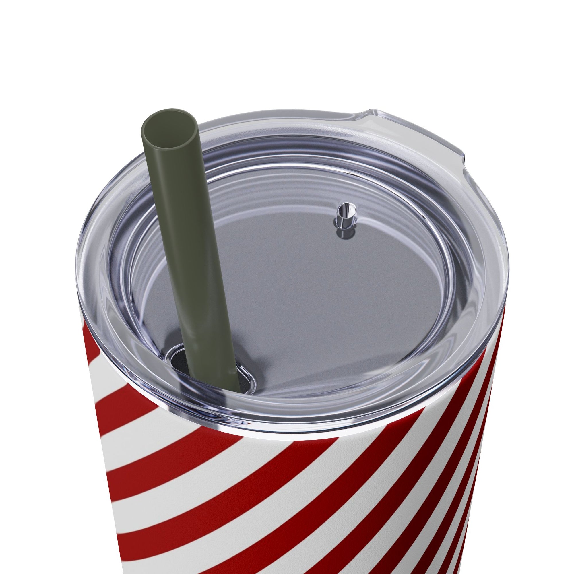 Red Striped  Xmas Tumbler, 20oz