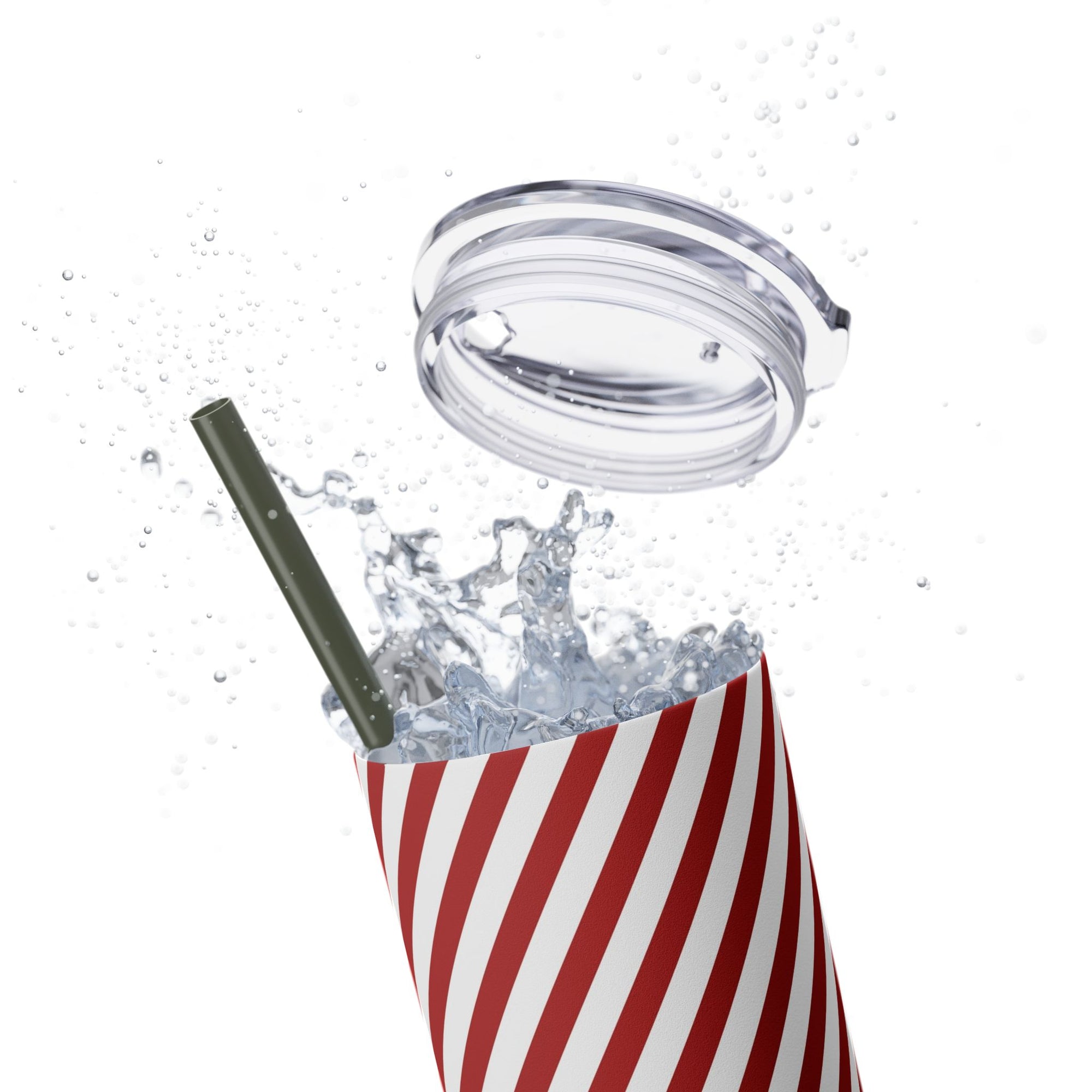 Red Striped  Xmas Tumbler, 20oz