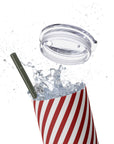 Red Striped  Xmas Tumbler, 20oz