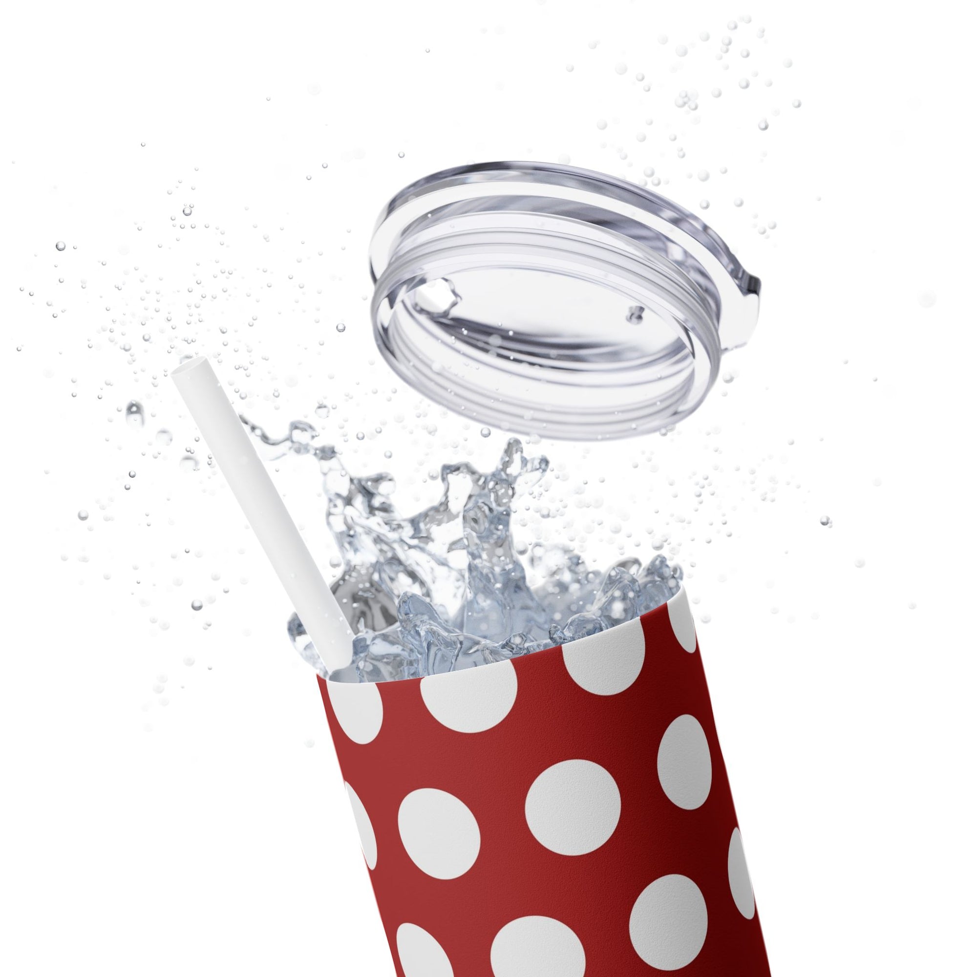 Xmas Polka dots Skinny Tumbler, 20oz