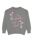 I'm Literally Just A Girl Coquette Bows Sweatshirt