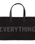 Black Canvas Tote - Everything