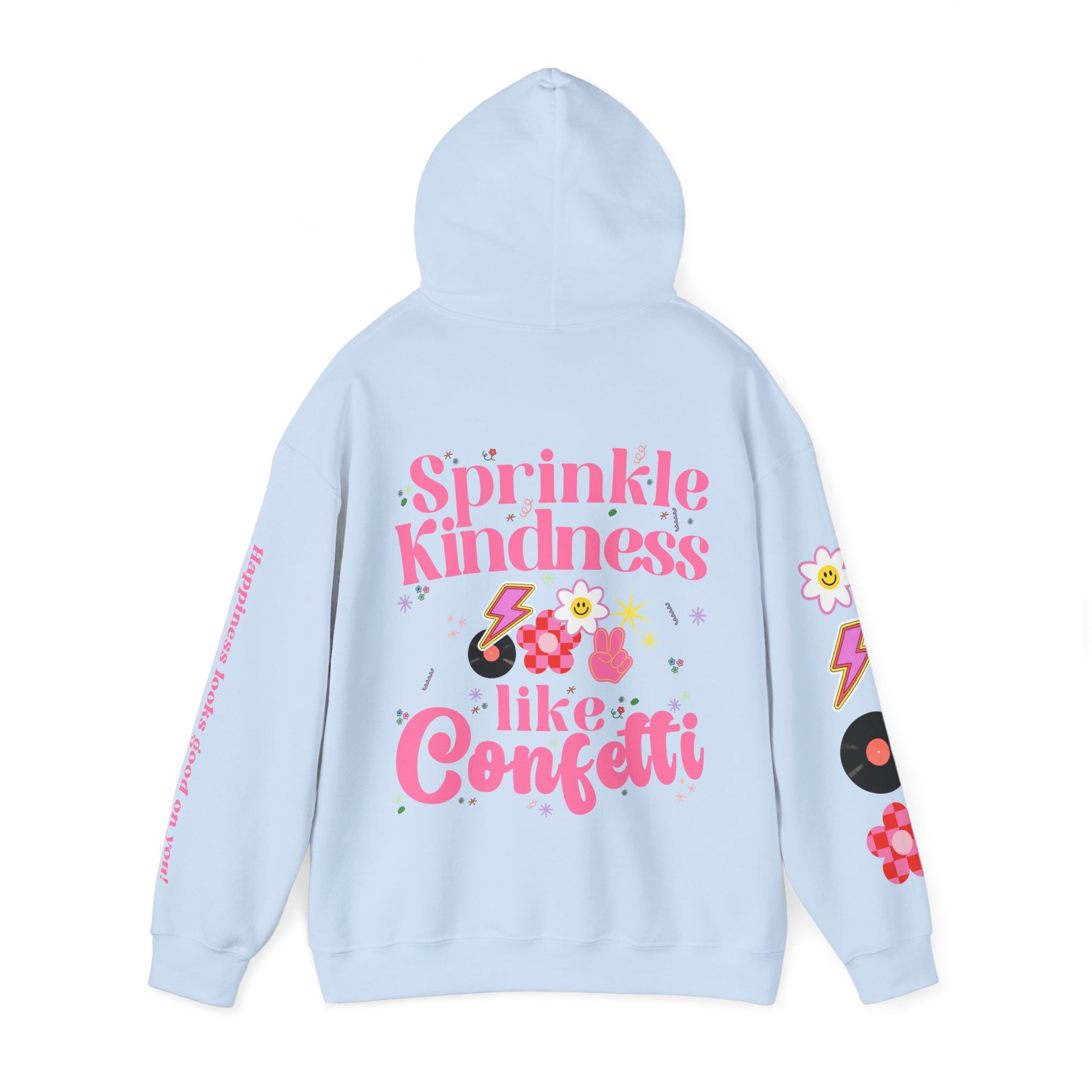 Choose Happy Retro Hoodie Sweatshirt: Sweet, Cozy, and Positive Energy