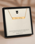 Personalized Bar Necklace