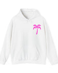 Pink Palm Happiness Hoodie Sweatshirt