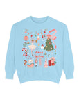 A Sweet Christmas Holiday Charm Collage Xmas Sweatshirt