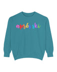 Après Ski  Rainbow Letters Sweatshirt