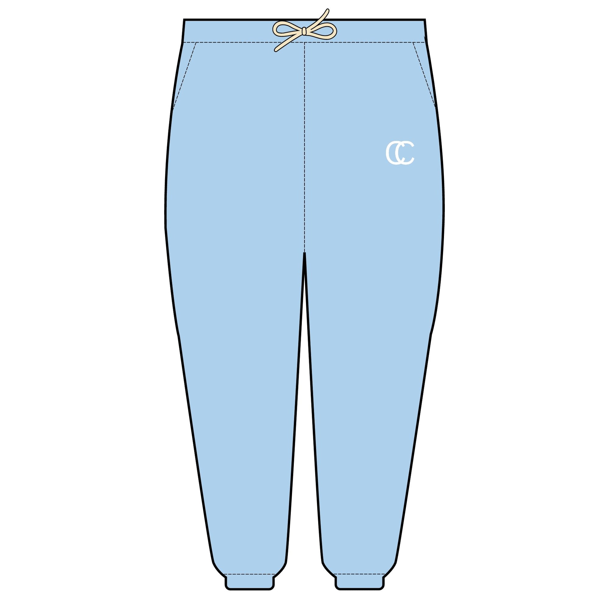 Unisex Garment-Dyed Lightweight Fleece Sweatpants