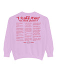 Love Book Quotes Front + Back Sweatshirt